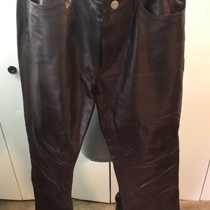Leather pants